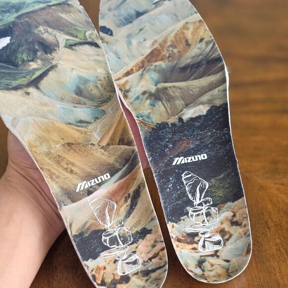 Mizuno Wave Mujin TL Nomad Pack Trail Shoes Silver Cloud Sand Cedar Men's 8.5 - Picture 15 of 16